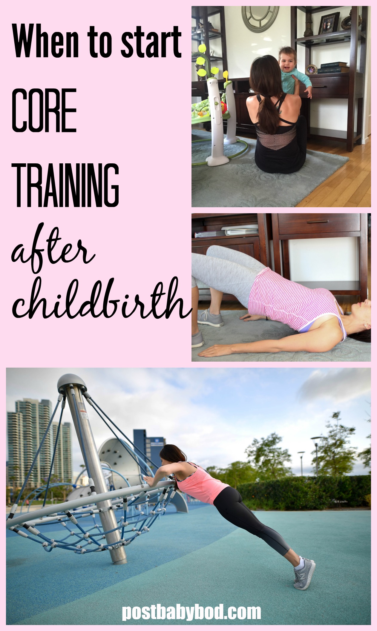When to start core training after childbirth - Post Baby Bod